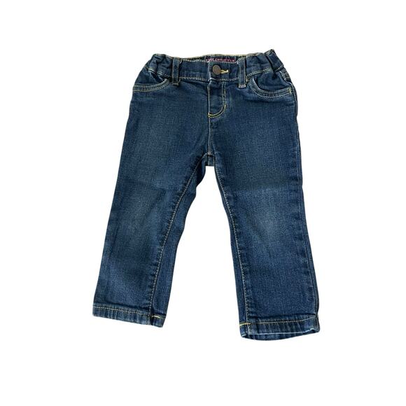 The Children's Place Girls Blue Denim Jeans Legging Jeggings Baby 18-24 Months - Picture 1 of 5